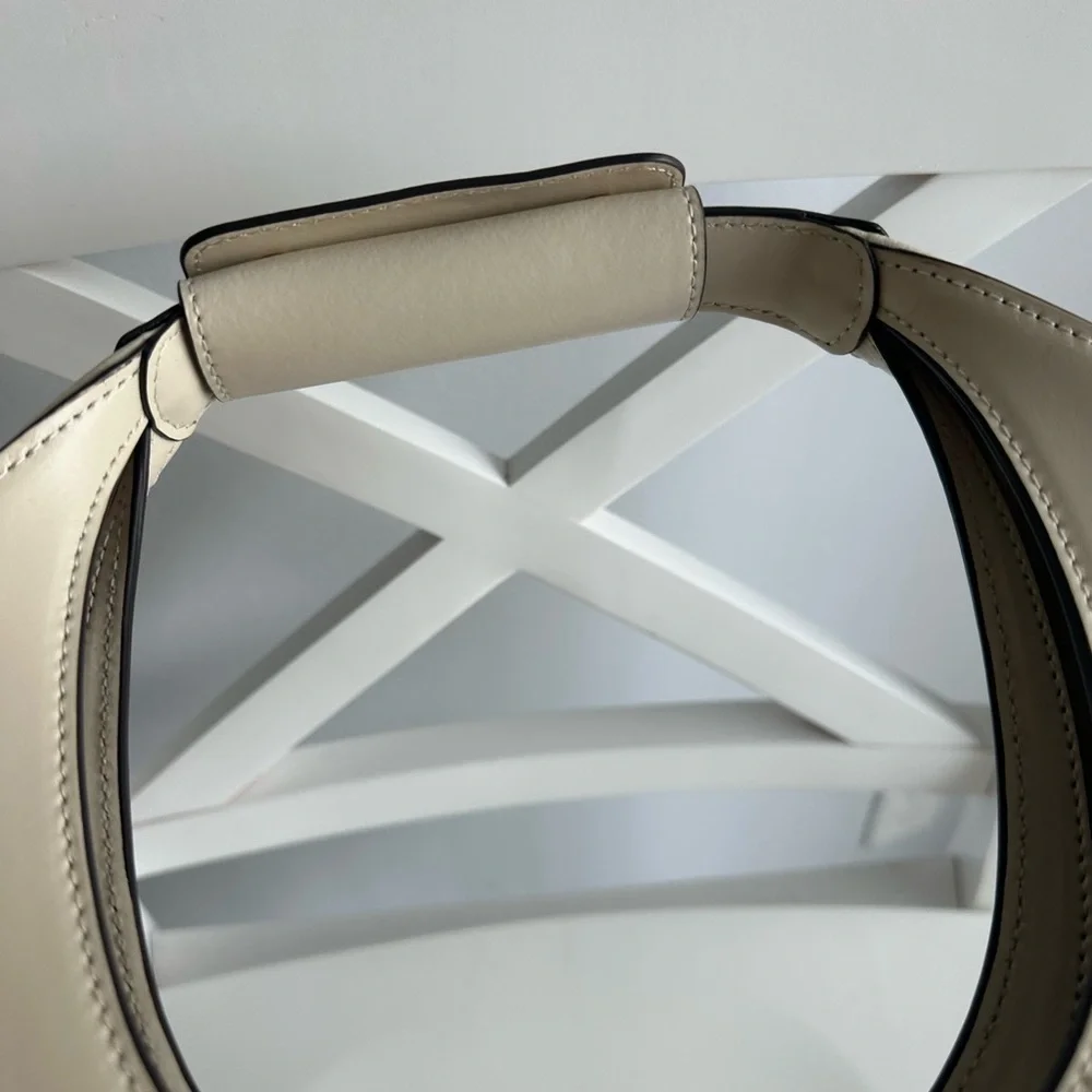 NWOT Staud Moon Bag Cream / Large Hobo Round Shoulder Bag - Picture 12 of 12